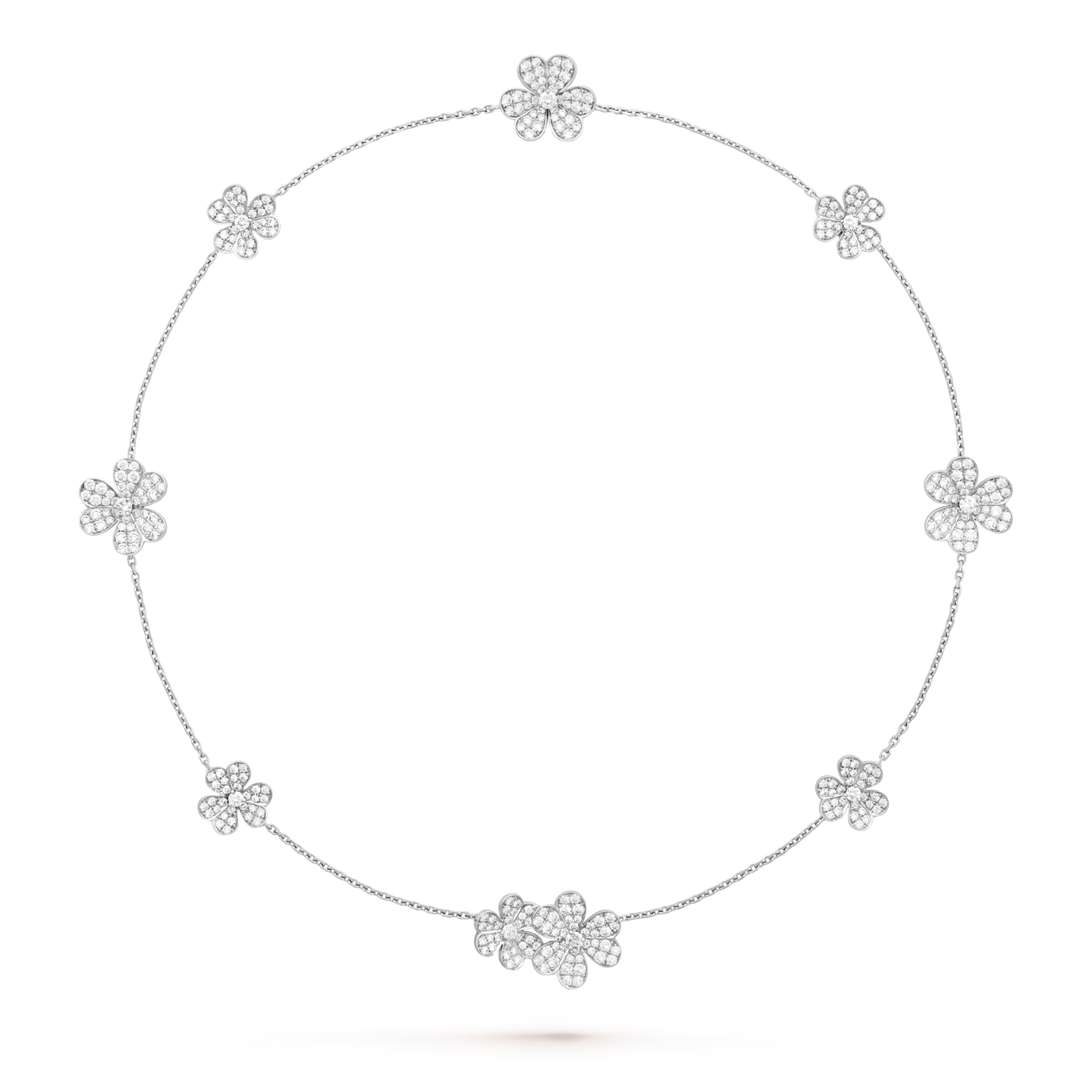 ¡®Lume Jewelry¡¯FRIVOLE SILVER 9 FLOWERS NECKLACE