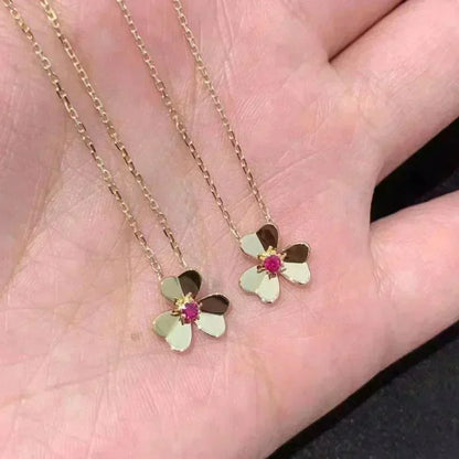 ¡®Lume Jewelry¡¯FRIVOLE GOLD FLOWER NECKLACE