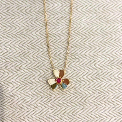 ¡®Lume Jewelry¡¯FRIVOLE GOLD FLOWER NECKLACE