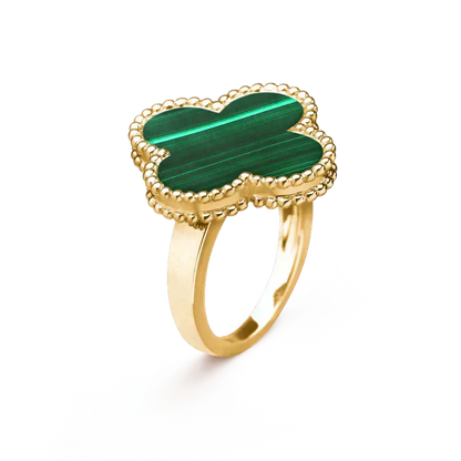 ¡®Lume Jewelry¡¯CLOVER MALACHITE RING