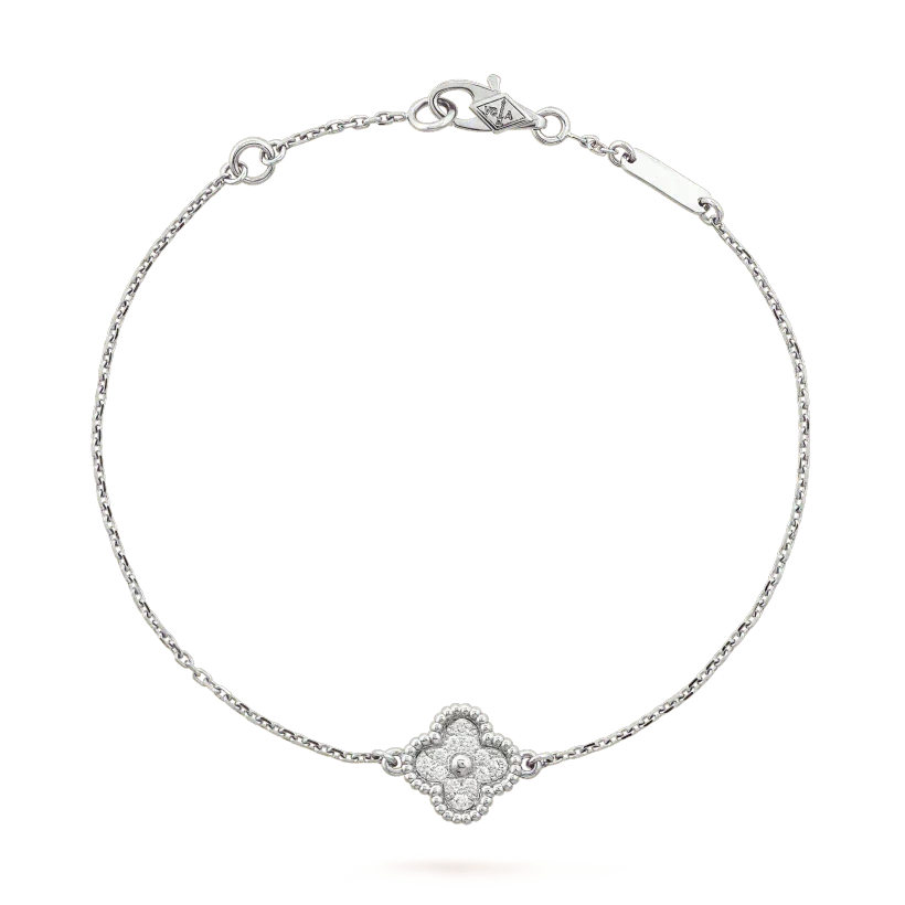 ¡®Lume Jewelry¡¯CLOVER  SINGLE FLOWER BRACELET SILVER