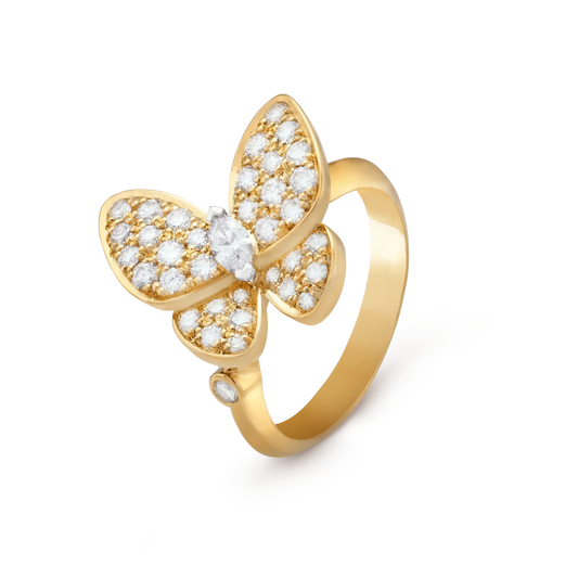 ¡®Lume Jewelry¡¯BUTTERFLY DIAMOND RING