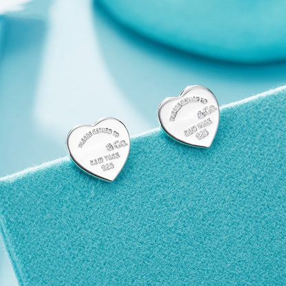 [Lume Jewelry]RETURN TO TIF LOVE SILVER EARRINGS