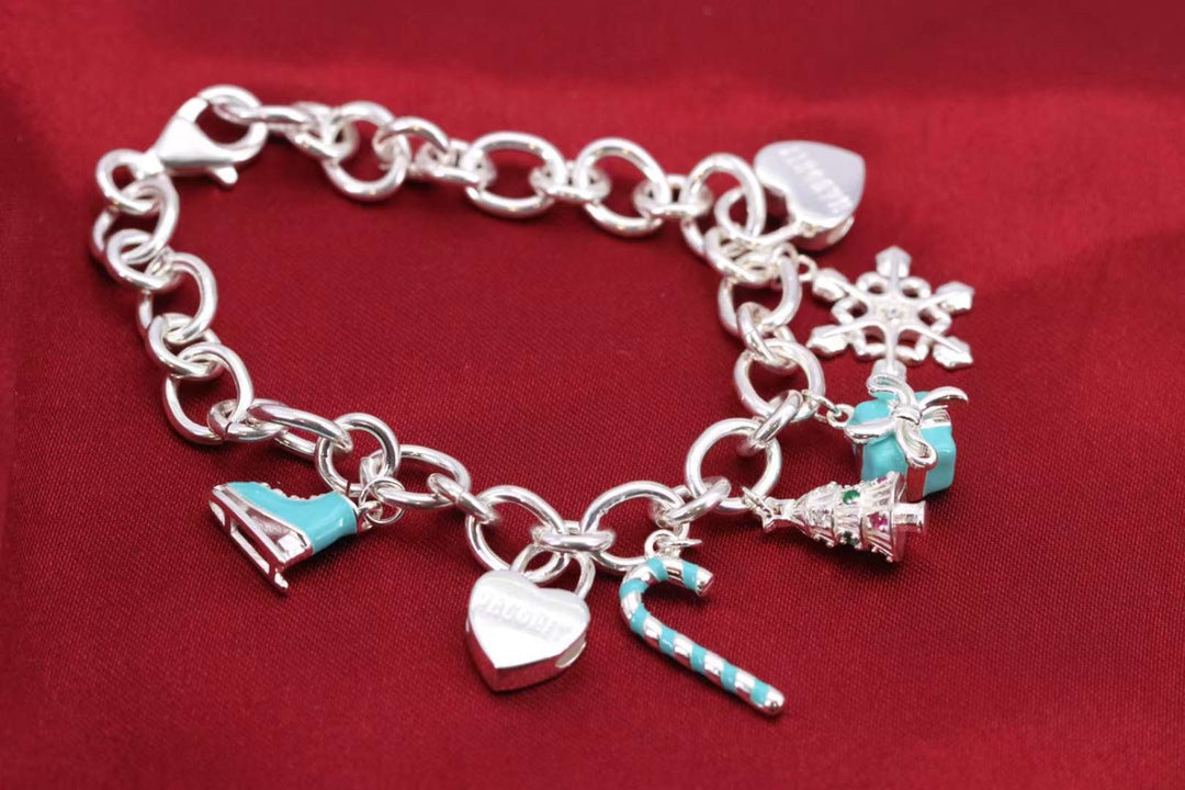 [Lume Jewelry]CHRISTMAS SILVER BRACELET
