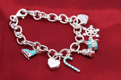 [Lume Jewelry]CHRISTMAS SILVER BRACELET