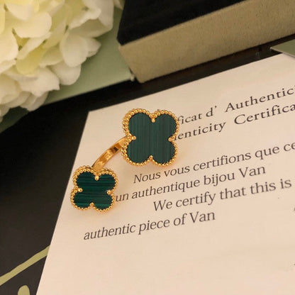 ¡®Lume Jewelry¡¯CLOVER BETWEEN THE FINGER RING