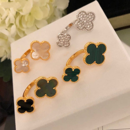 ¡®Lume Jewelry¡¯CLOVER BETWEEN THE FINGER RING