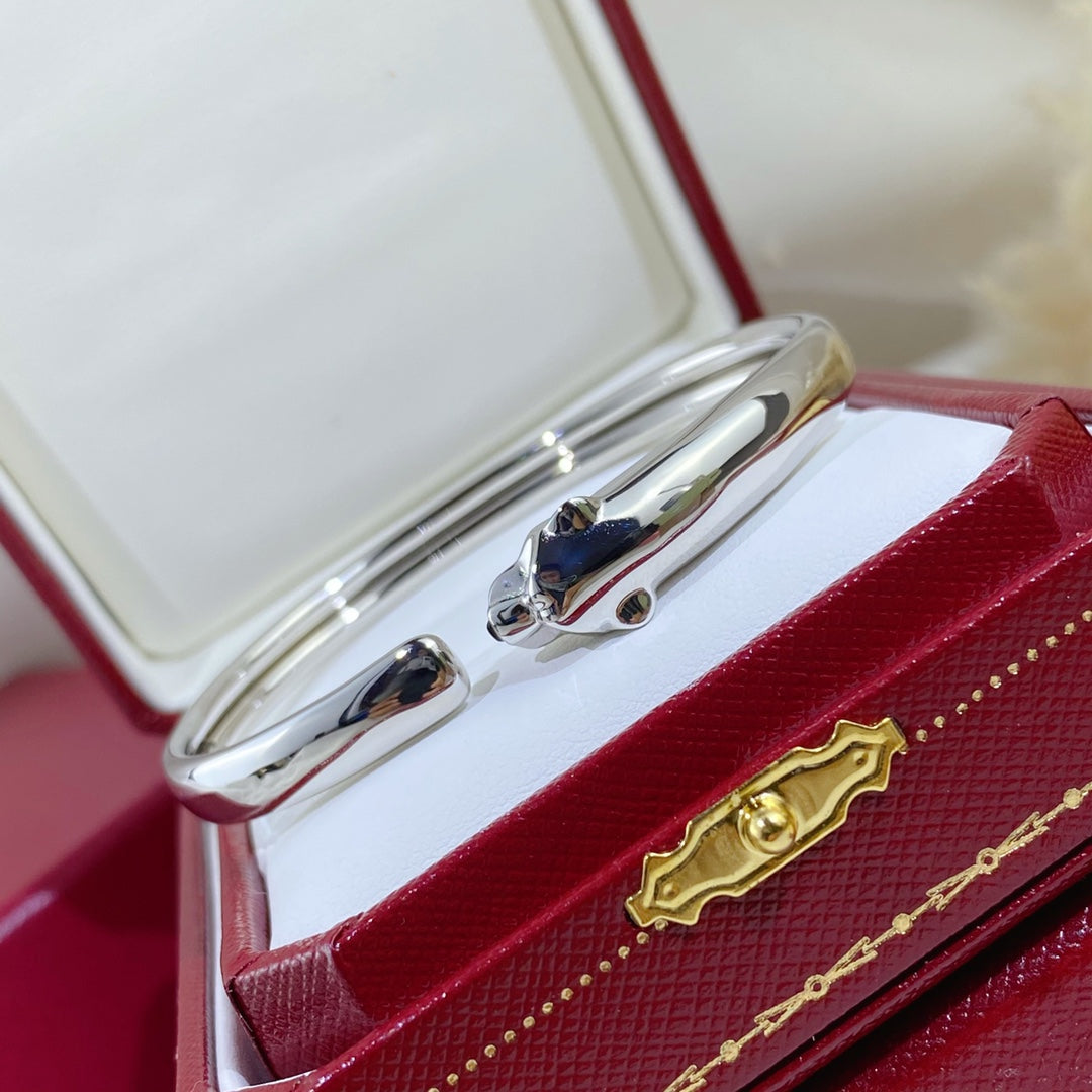 ¡®Lume Jewelry¡¯PANTHERE SILVER OPEN BRACELET