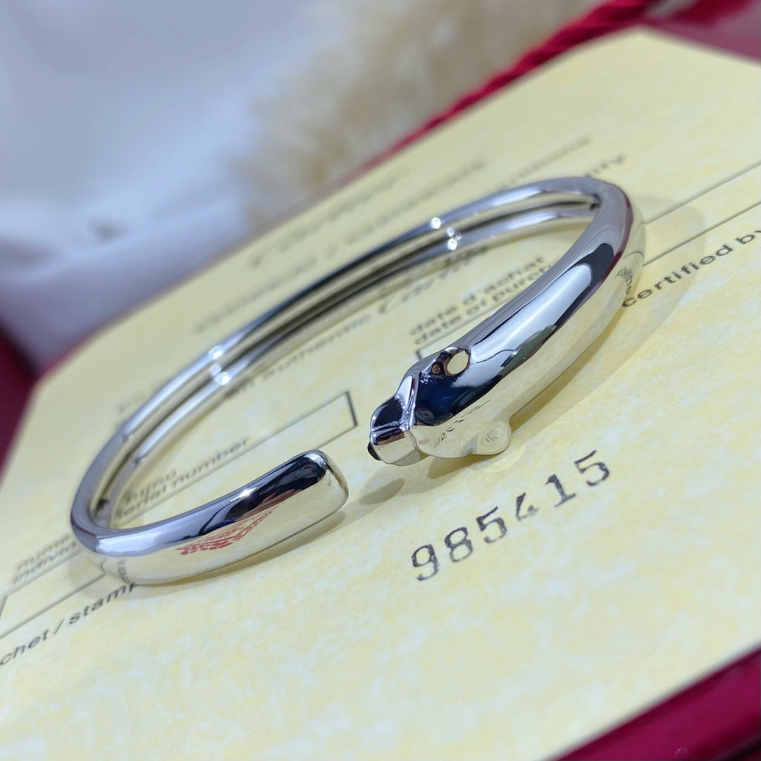 ¡®Lume Jewelry¡¯PANTHERE SILVER OPEN BRACELET