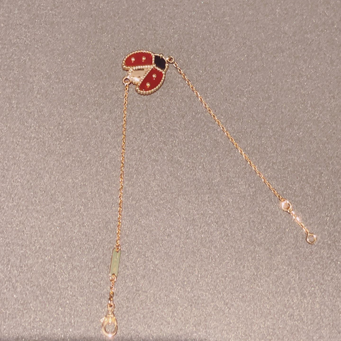 ¡®Lume Jewelry¡¯LUCKY SPRING 1 MOTIF PINK GOLD BRACELET