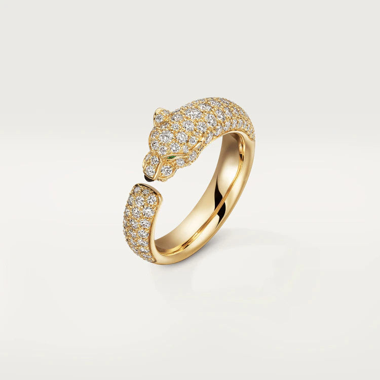 ¡®Lume Jewelry¡¯PANTHERE PINK GOLD DIAMOND RING
