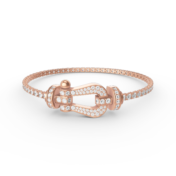 ¡®Lume Jewelry¡¯FORCE  LARGE HORSESHOE FULL DIAMOND TENNIS BRACELET