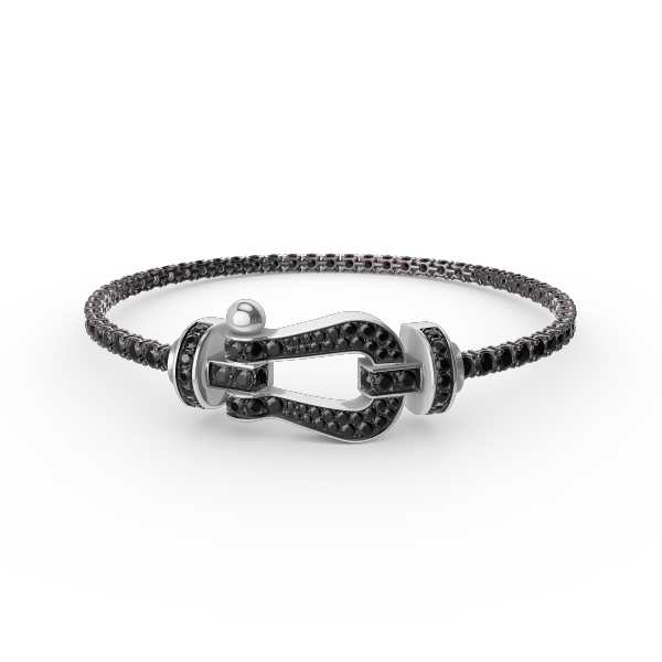 ¡®Lume Jewelry¡¯FORCE  LARGE HORSESHOE FULL DIAMOND TENNIS BRACELET